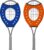 MR Sweet Spot Trainer, Tennis Racket Sweet Spot Trainer Protection Cover, Tennis Pointer Swing Training Aid Protection Cover Swing Training Aid for Starter, Set of 2