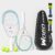 Adult 2 Player Tennis Racket Perfect for Beginner and Professional Players, 27” Speed Tennis Racquet Include Tennis Balls, Overgrips, Tennis Bag, Vibration Dampe, Cover