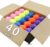 Tennis Balls,8/18/40/90 Pack Training Tennis Balls Practice Balls with Mesh Bag for Easy Transport, Pet Dog Playing Balls, fit for Beginner Training Ball