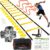 Agility Ladder Training Equipment Set – Agility Ladder(12 Rungs/20ft), 4 Speed Hurdles, 12 Training Cones, Jump Rope, Parachute for Speed/Soccer/Football Training with Carry Bag