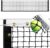 Tennis Net Professional Tennis Court Net 42FT Replacement Nets Heavy Duty Sport Nets with 2 Fiberglass Dowels, Compatible with Outdoor Indoor Standard Courts