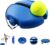 HISKI Tennis Balls Training Baseboard, Tennis Rebounder with Weighted Base, Tennis Trainer Balls with String, Tennis Trainer Rebound Ball Set, Solo Practice Reaction Kit/Ball