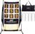PodiuMax Baseball Pitching Net, 9 Hole Pitching Net with Strike Zone, 5 Adjustable Heights Baseball Throwing Net for All Ages, Heavey Duty Solo Trainer with Carry Bag for Backyard Practice