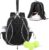 Marvolia Tennis Bags for Women Men, Tennis Backpack Holds 2 Rackets with Ventilated Shoe Compartment & Wet Pocket, Tennis Racket Bag Backpack for Pickleball Tennis Badminton