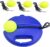 Tennis Rebound Ball & Trainer Kit with 4 Balls & 4 Elastic Ropes for Beginners, Kids & Adults
