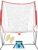 Pickleball and Tennis Return net, 6 x 7ft Portable Polyester Mesh and Fiberglass Frame,