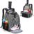 DSLEAF Tennis Backpack for 2 Rackets, Tennis Bag with Separate Ventilated Shoe Space for Tennis/Pickleball/Badminton/Squash Racquet and Accessories