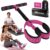HOXWC Multifunction Pedal Resistance Band with Handle, 50LBS Foot Pedal Resistance Bands for Core/ABS, Arm, Waist, Abdomen, Leg Workout, Portable Sit Up Exercise Equipment for Women