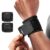 CAMBIVO Wrist Brace 2 Pack, Adjustable Compression Wrist Support for Carpal Tunnel, Tendonitis Pain Relief, Wrist Wraps for Weightlifting, Gym Fitness, Sleeping Night Support, Men Women
