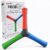 HECOstix Hand-Eye Coordination Trainer (Red/Green/Blue) – Reaction Time & Reflex Tool with Removable Legs | Improves Agility, Focus, & Multisensory Skills | Sports, Fitness, & Fun | All Ages