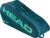 HEAD Tour Racquet Bag M (6R) Tennis Bag – Holds Up to 6 Racquets, CCT+ Climate Control Technology, 2 Main Compartments, Shoe Pocket & Backpack Carry System | 6 Racquet Capacity