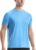 Roadbox Swim Shirts Short Sleeve for Men, Sun Protection UPF 50+ Fishing Rash Guard, UV Gym Workout Shirt for Running Outdoor