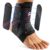 1.5mm Ultra Thin Ankle Brace for Women Men, Lightweight Breathable & Adjustable Figure-8 Support for Flexible Stability, Fits in ALL Types of Shoes for Sports, Work & Daily Relief, M
