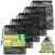 Jambala Mesh Drawstring Bags, 5 Pcs, 11 x 7 Inch – Nylon Net Bags for Swim Gear, Golf Balls, Tennis Balls, Gym Items, and Beach Essentials