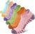 Airacker Athletic Running Ankle Cotton Socks, Low Cut Cushioned functional Anti-Blister Tab Sports Socks for Men Women 6pairs